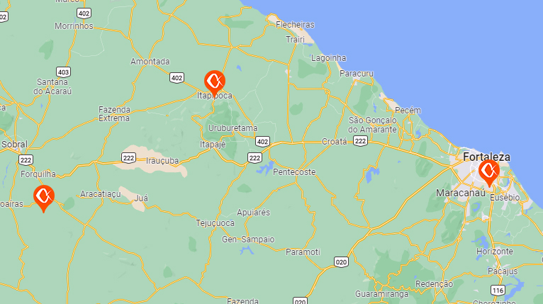 Mapa Ceará